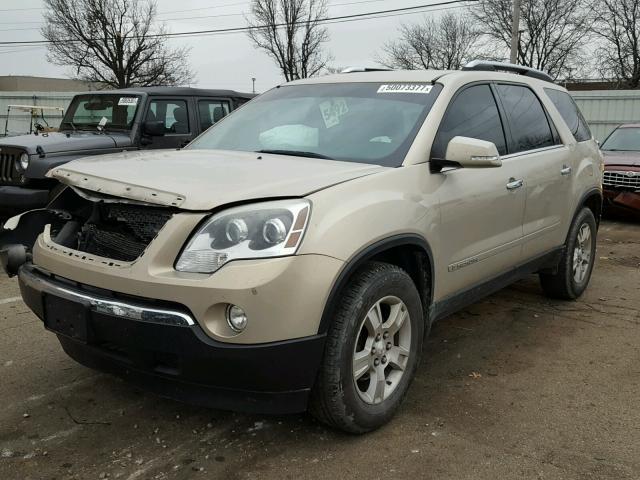 1GKER33738J173768 - 2008 GMC ACADIA SLT GOLD photo 2