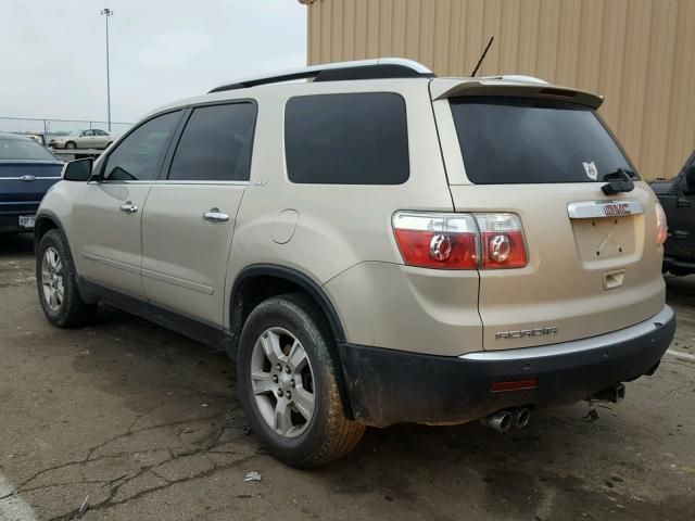 1GKER33738J173768 - 2008 GMC ACADIA SLT GOLD photo 3