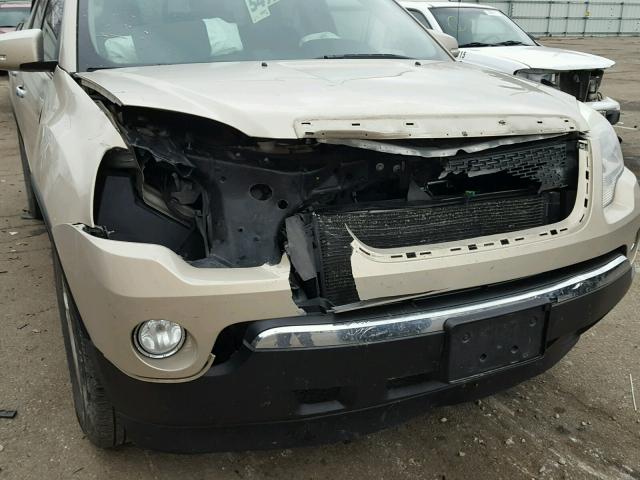 1GKER33738J173768 - 2008 GMC ACADIA SLT ოქროსფერი ფოტო 9