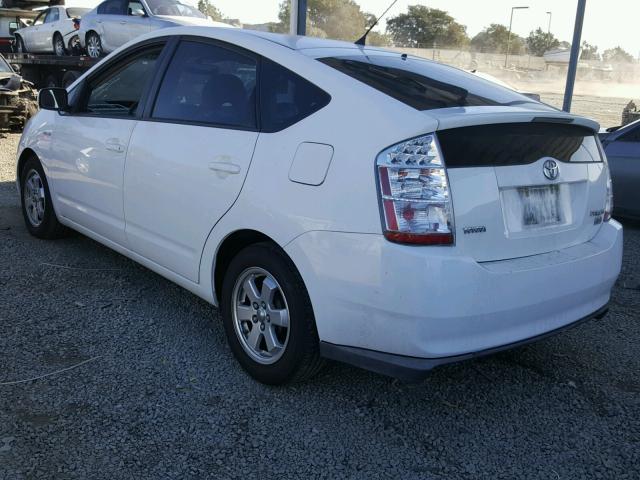 JTDKB20U393539354 - 2009 TOYOTA PRIUS WHITE photo 3