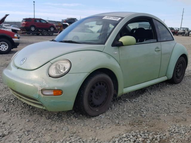 3VWBS21C51M404057 - 2001 VOLKSWAGEN NEW BEETLE 绿色 照片 2