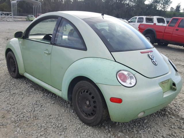 3VWBS21C51M404057 - 2001 VOLKSWAGEN NEW BEETLE 绿色 照片 3