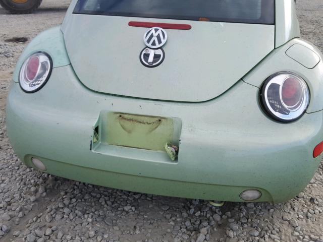 3VWBS21C51M404057 - 2001 VOLKSWAGEN NEW BEETLE 绿色 照片 9