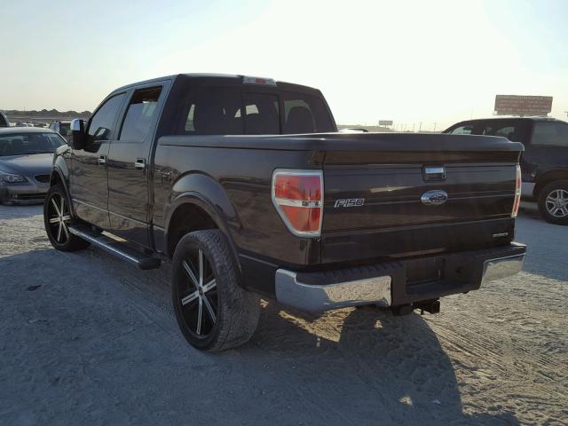 1FTFW1EF5BFA49853 - 2011 FORD F150 SUPER BLACK photo 3