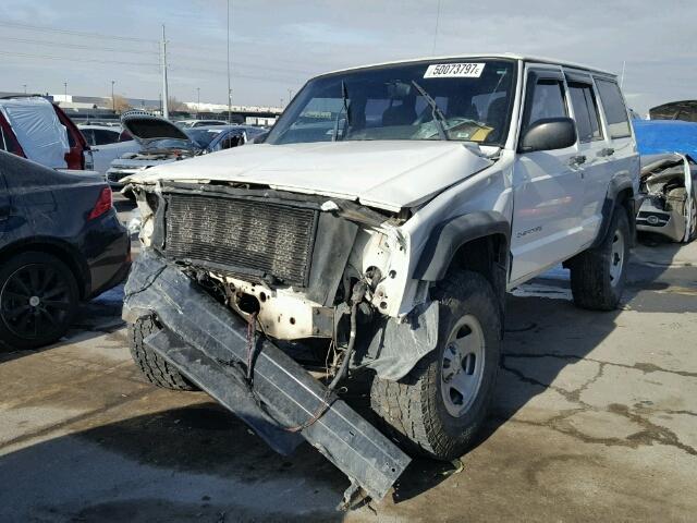 1J4FJ28S9WL251075 - 1998 JEEP CHEROKEE S WHITE photo 2