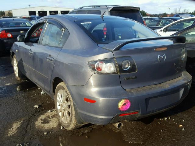 JM1BK32G181807096 - 2008 MAZDA 3 I GRAY photo 3