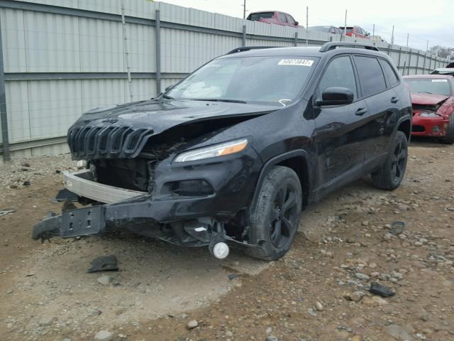 1C4PJMCS6GW226843 - 2016 JEEP CHEROKEE L BLACK photo 2