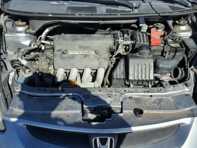 JHMGD37667S040742 - 2007 HONDA FIT S ნაცრისფერი ფოტო 7
