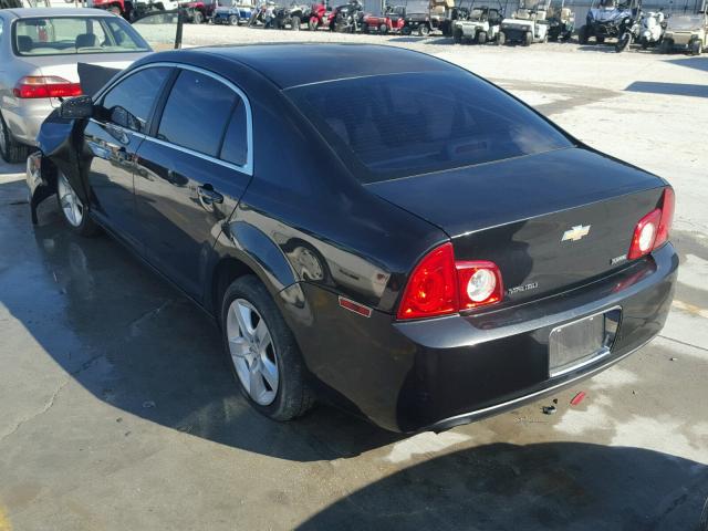 1G1ZA5E01AF107365 - 2010 CHEVROLET MALIBU LS BLACK photo 3