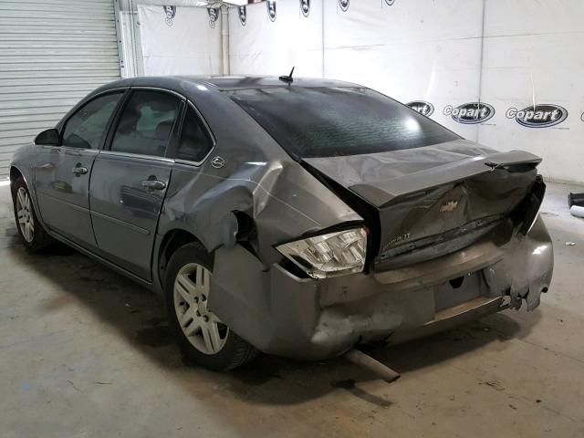 2G1WC581569204490 - 2006 CHEVROLET IMPALA LT GRAY photo 3