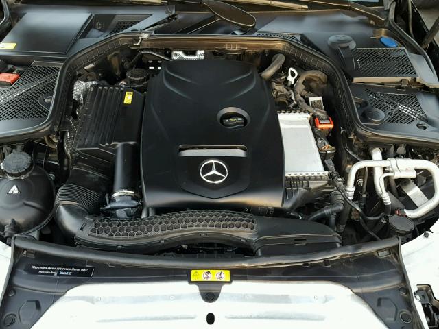 55SWF4KB3FU027393 - 2015 MERCEDES-BENZ C 300 4MAT BLACK photo 7