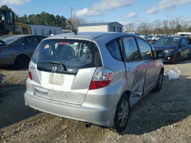 JHMGE8H30BS011454 - 2011 HONDA FIT SILVER photo 4