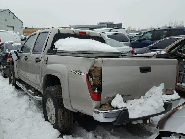 1GTDS136658290089 - 2005 GMC CANYON BEIGE photo 3