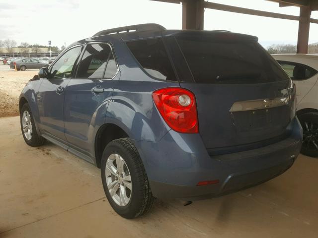 2CNALPEC0B6306595 - 2011 CHEVROLET EQUINOX LT BLUE photo 3