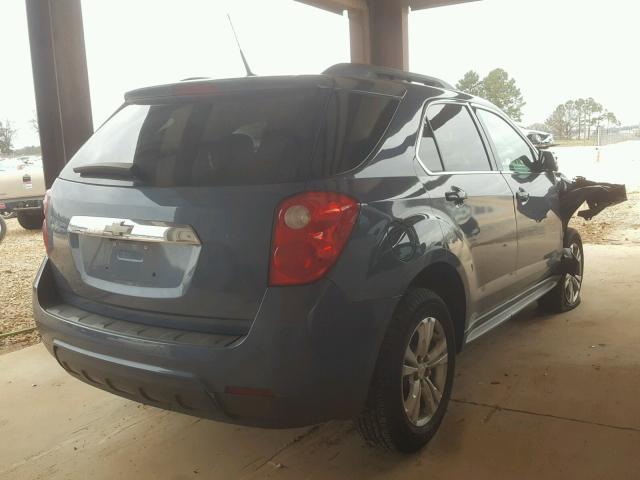 2CNALPEC0B6306595 - 2011 CHEVROLET EQUINOX LT BLUE photo 4