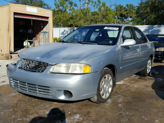 3N1CB51D02L691836 - 2002 NISSAN SENTRA XE SILVER photo 2