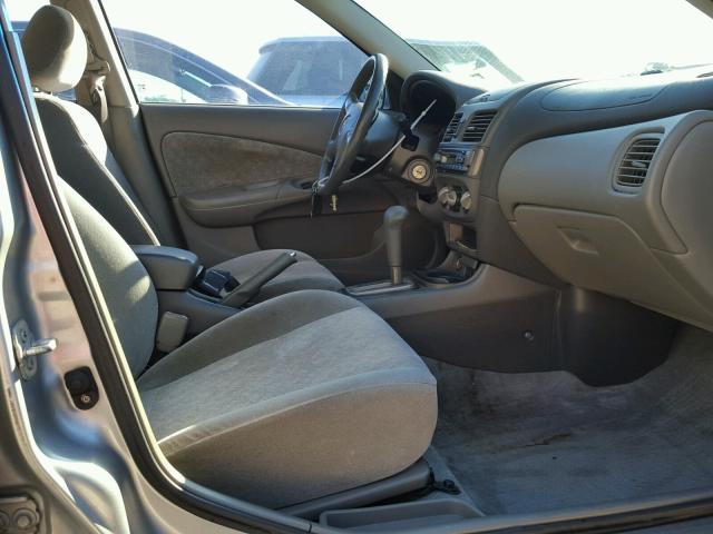 3N1CB51D02L691836 - 2002 NISSAN SENTRA XE SILVER photo 5