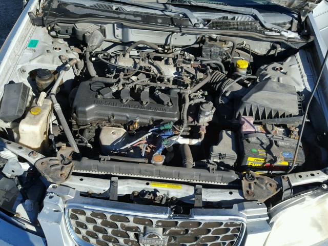 3N1CB51D02L691836 - 2002 NISSAN SENTRA XE SILVER photo 7