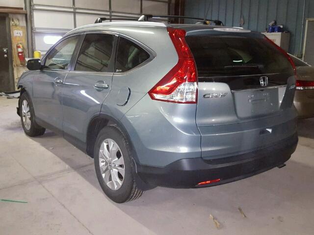 JHLRM4H73CC010533 - 2012 HONDA CR-V EXL GRAY photo 3