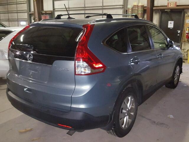 JHLRM4H73CC010533 - 2012 HONDA CR-V EXL GRAY photo 4