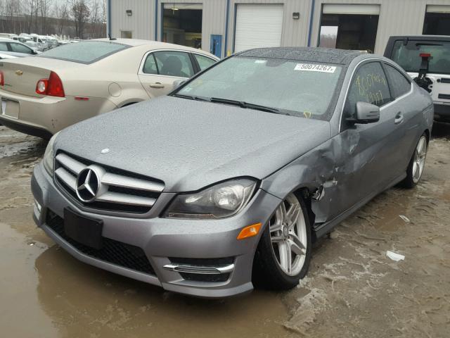 WDDGJ8JB4DG070095 - 2013 MERCEDES-BENZ C 350 4MAT GRAY photo 2