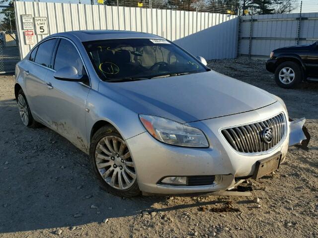 W04GU5GC5B1008599 - 2011 BUICK REGAL CXL SILVER photo 1