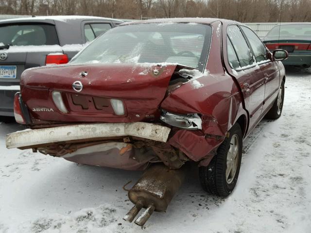 3N1AB51A23L736662 - 2003 NISSAN SENTRA SE- MAROON photo 4