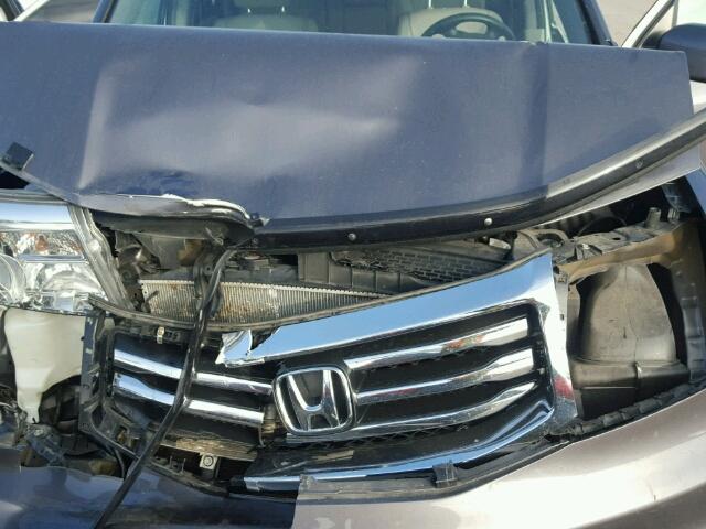 5FNYF4H57FB064510 - 2015 HONDA PILOT EXL GRAY photo 7