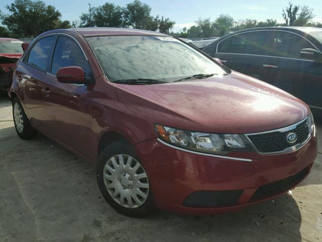 KNAFU4A24C5550005 - 2012 KIA FORTE EX RED photo 1