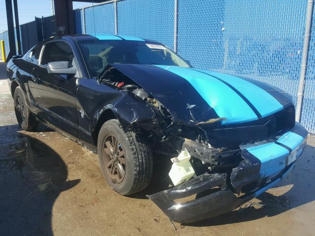 1ZVHT80N295117371 - 2009 FORD MUSTANG BLACK photo 1