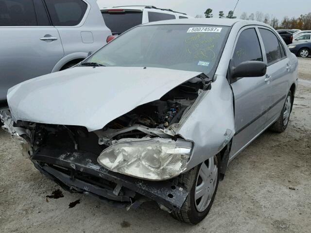 1NXBR32E98Z013807 - 2008 TOYOTA COROLLA CE SILVER photo 2