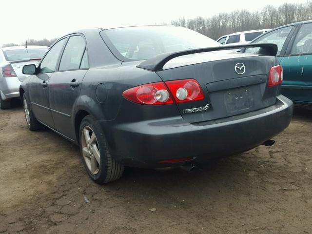 1YVFP80C735M40619 - 2003 MAZDA 6 I CHARCOAL photo 3