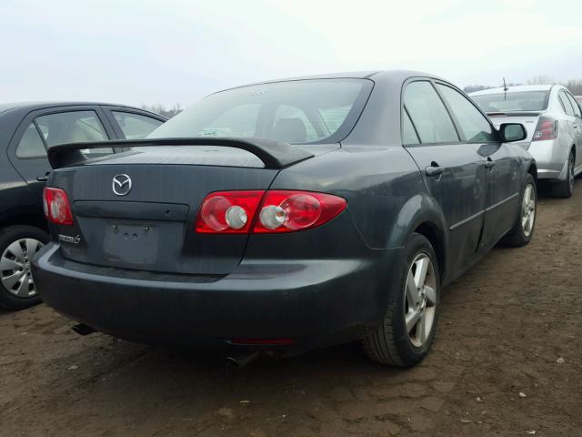 1YVFP80C735M40619 - 2003 MAZDA 6 I CHARCOAL photo 4