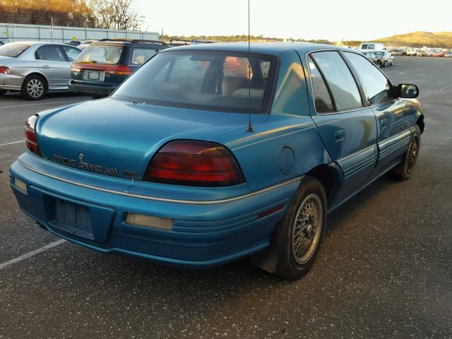 1G2NE54N3PM629043 - 1993 PONTIAC GRAND AM S 蓝色 照片 4
