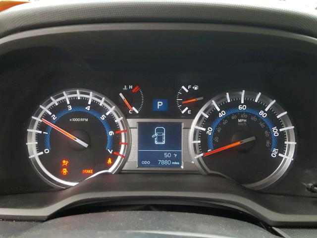 JTEBU5JR4J5531290 - 2018 TOYOTA 4RUNNER SR BLACK photo 8