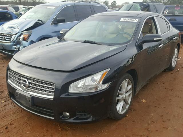 1N4AA5AP4BC805369 - 2011 NISSAN MAXIMA S BLACK photo 2