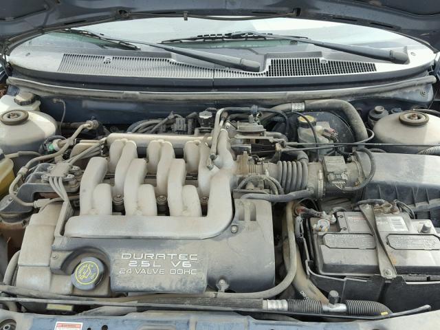 1FAFP66LXYK101336 - 2000 FORD CONTOUR SE BLUE photo 7