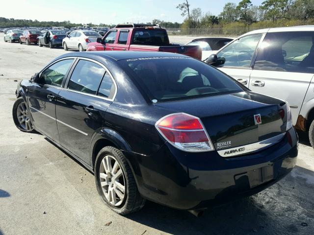 1G8ZS57NX7F134869 - 2007 SATURN AURA XE BLACK photo 3