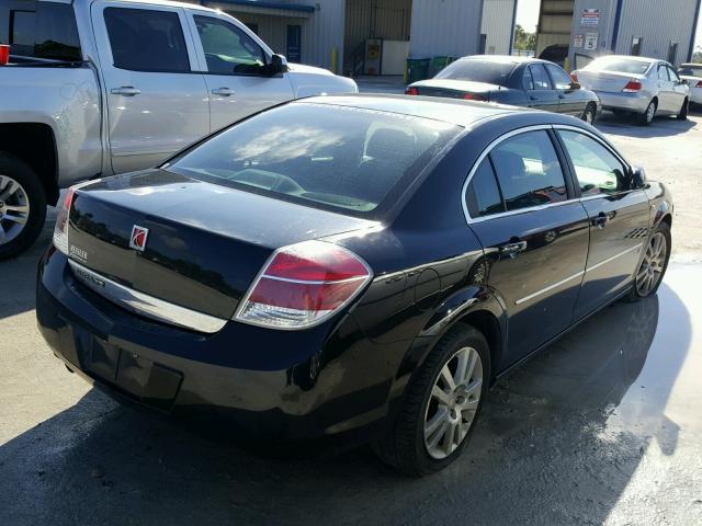 1G8ZS57NX7F134869 - 2007 SATURN AURA XE BLACK photo 4