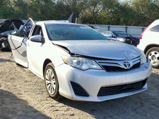 4T4BF1FK0DR285384 - 2013 TOYOTA CAMRY L SILVER photo 1