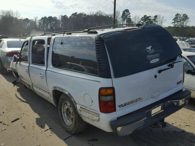 3GKFK16T01G128803 - 2001 GMC YUKON XL K WHITE photo 3