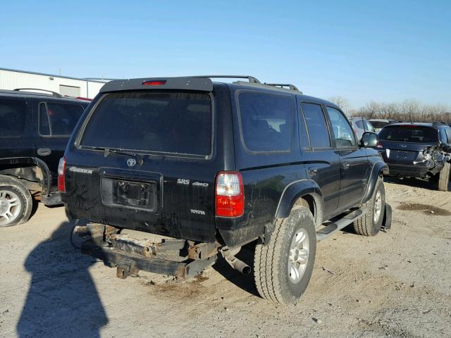 JT3HN86R820384450 - 2002 TOYOTA 4RUNNER SR BLACK photo 4