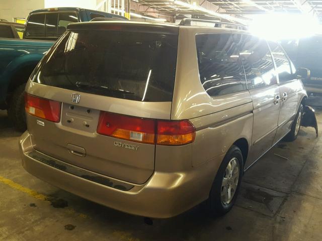 5FNRL18033B136525 - 2003 HONDA ODYSSEY EX TAN photo 4