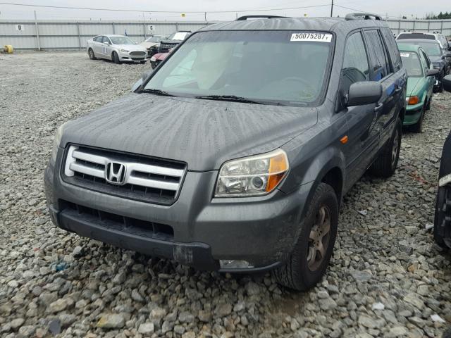 5FNYF28417B025019 - 2007 HONDA PILOT EX GRAY photo 2