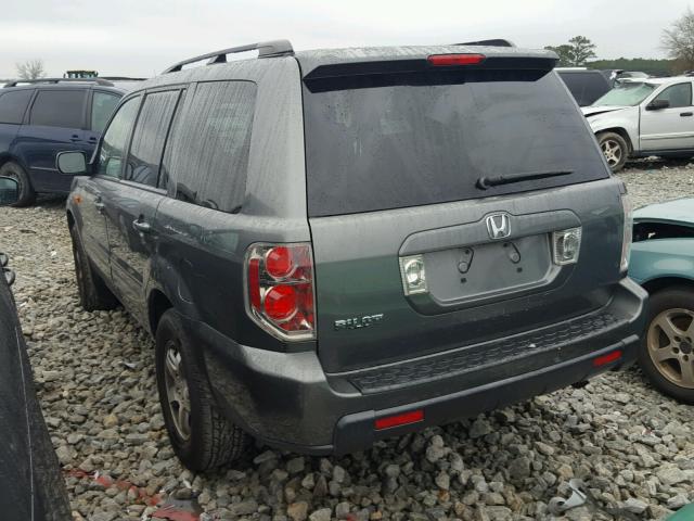 5FNYF28417B025019 - 2007 HONDA PILOT EX GRAY photo 3