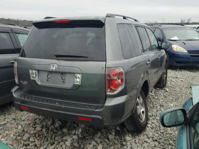 5FNYF28417B025019 - 2007 HONDA PILOT EX GRAY photo 4