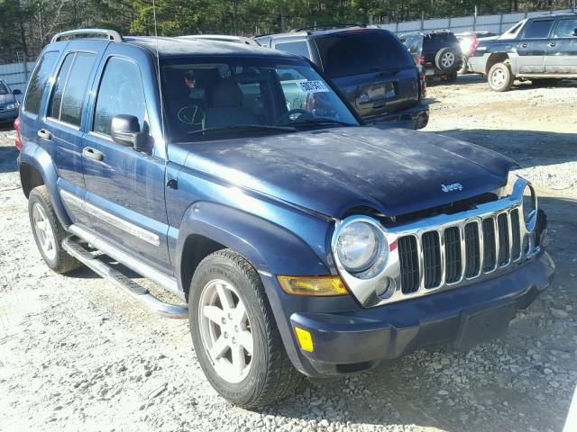 1J4GK58K36W140667 - 2006 JEEP LIBERTY LI BLUE photo 1