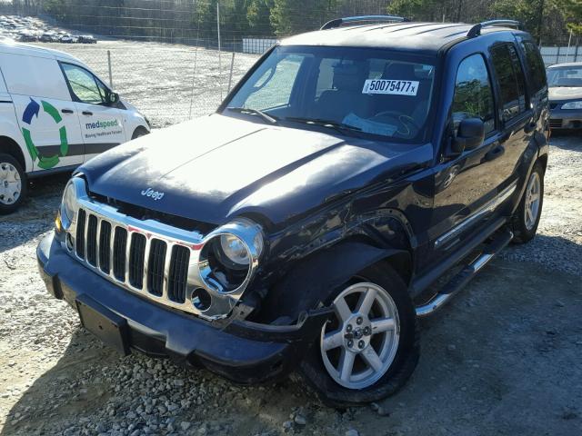 1J4GK58K36W140667 - 2006 JEEP LIBERTY LI BLUE photo 2