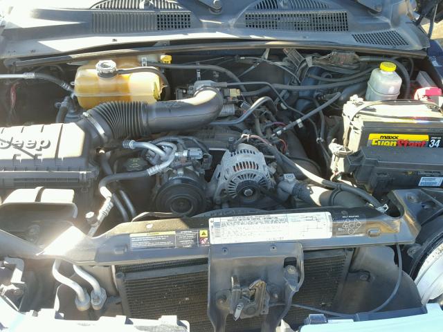 1J4GK58K36W140667 - 2006 JEEP LIBERTY LI BLUE photo 7