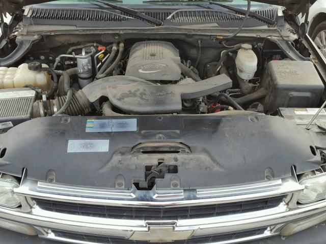 1GNEC13T75R139089 - 2005 CHEVROLET TAHOE C150 GRAY photo 7